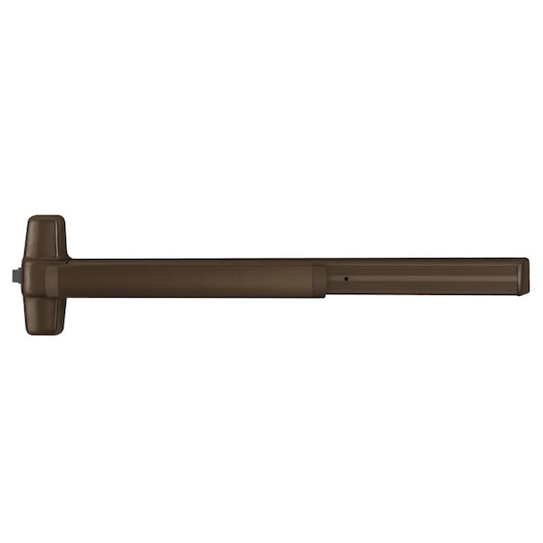 Grade 1 Rim Exit Bar, Wide Stile Pushpad, 36-in Device, Classroom Function, 06 Lever with Escutcheon